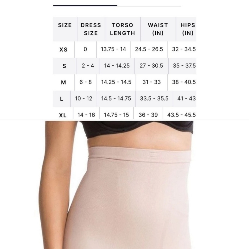 Spanx Higher Power Mid Thigh Compression Shorts N… - image 2